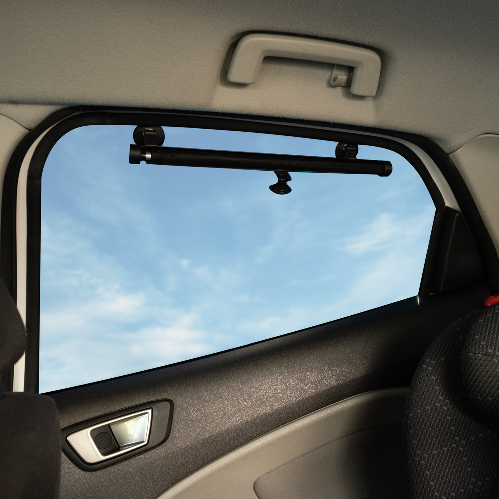 PROTETOR SOLAR RETRATIL COM VENTOSAS PARA CARRO - Imagem 2