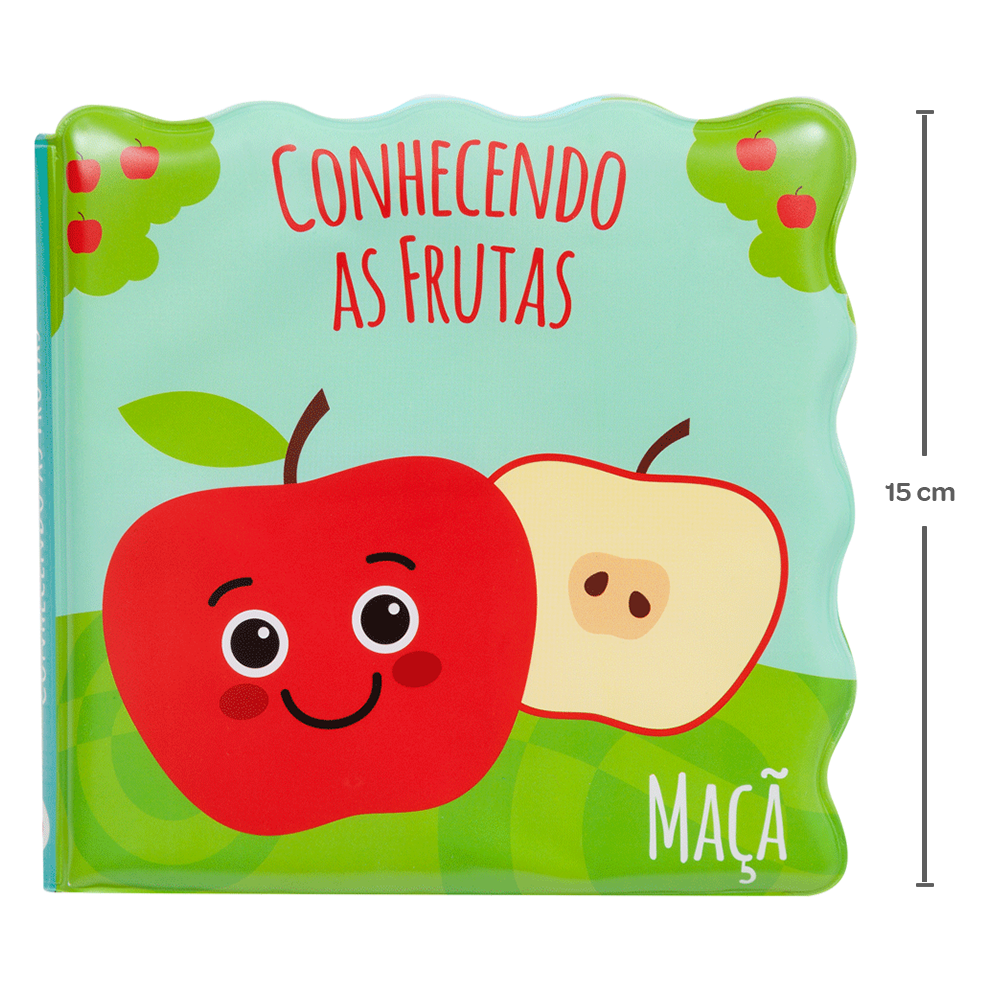 LIVRINHO DE BANHO CONHECENDO AS FRUTAS - Imagem 3