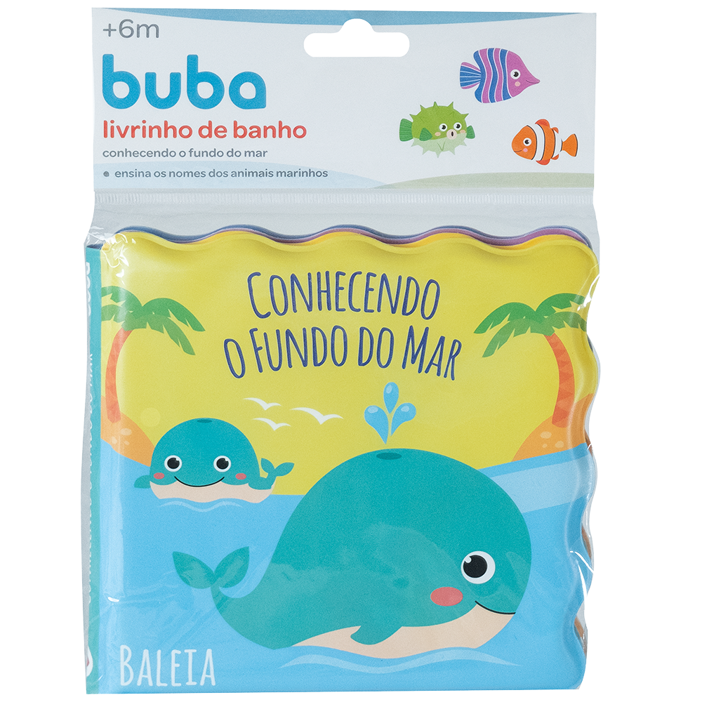 LIVRINHO DE BANHO CONHECENDO O FUNDO DO MAR - Imagem 4