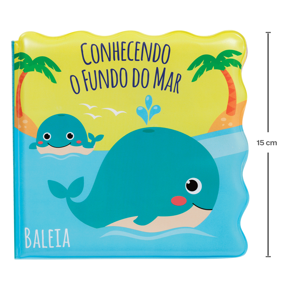 LIVRINHO DE BANHO CONHECENDO O FUNDO DO MAR - Imagem 3