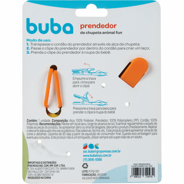 PRENDEDOR DE CHUPETA ANIMAL FUN LEAO - Image 7