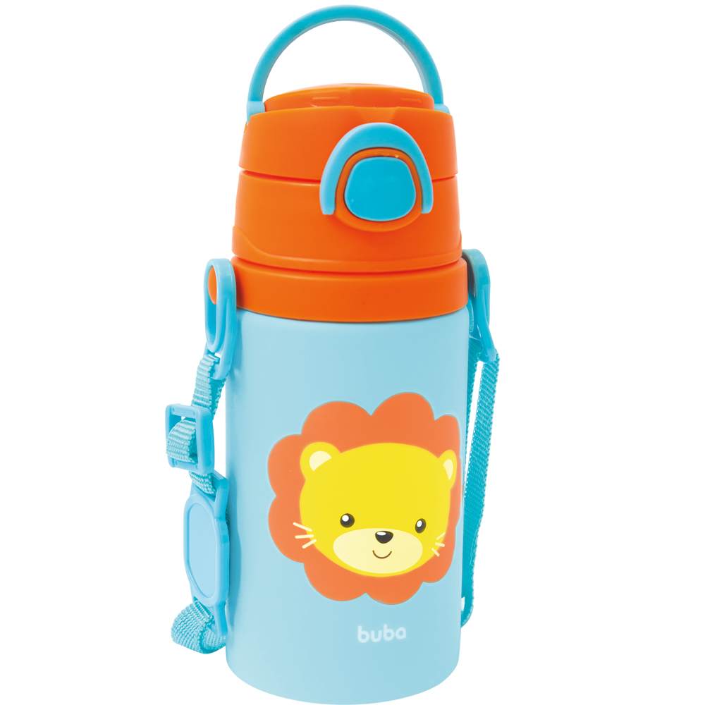 GARRAFINHA DE ALUMINIO ANIMAL FUN LEAO - Imagem 3