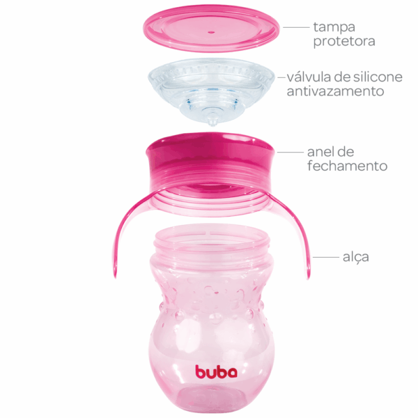 COPO DE TREINAMENTO 360° ROSA BUBA - Image 5