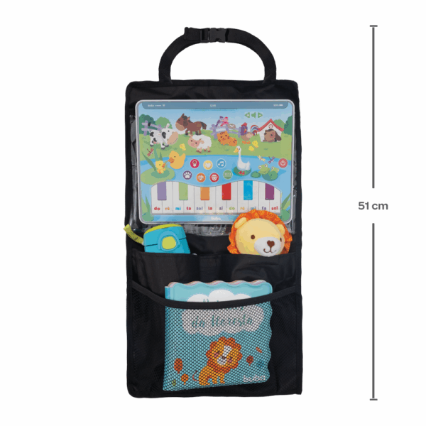 ORGANIZADOR PARA CARRO C/ COMPARTIMENTO P/ TABLET - Image 3