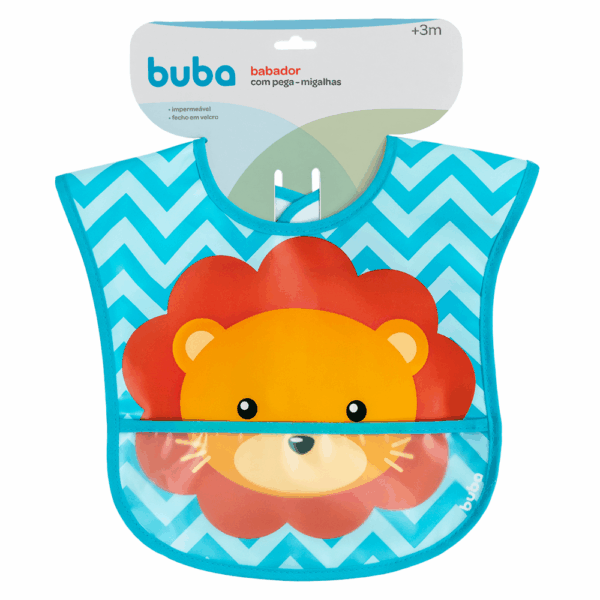 BABADOR COM BOLSO ANIMAL FUN LEÃO - Image 5