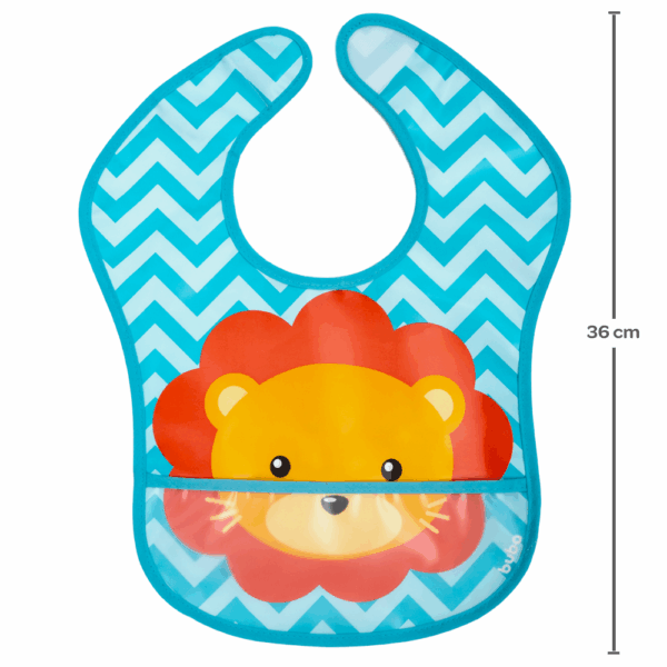 BABADOR COM BOLSO ANIMAL FUN LEÃO - Image 4