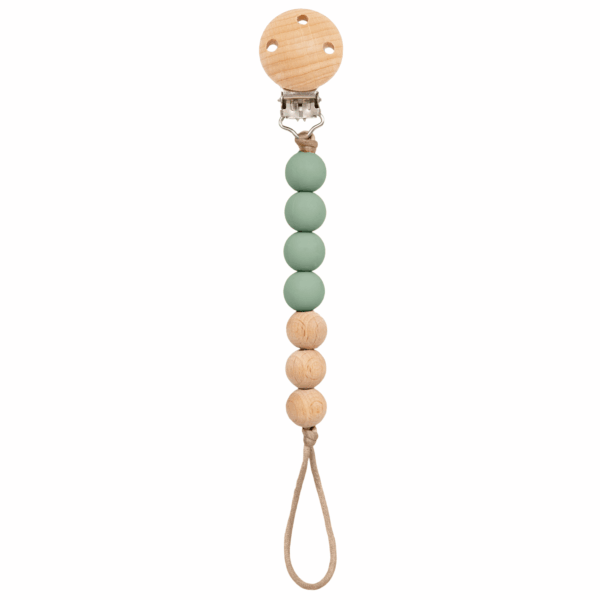 PRENDEDOR DE CHUPETA SILICONE E BAMBU - Image 4