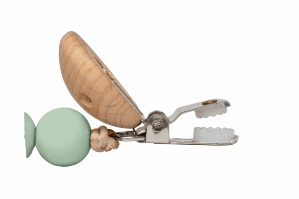 PRENDEDOR DE CHUPETA SILICONE E BAMBU - Image 3