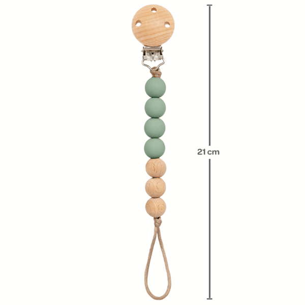 PRENDEDOR DE CHUPETA SILICONE E BAMBU - Image 5