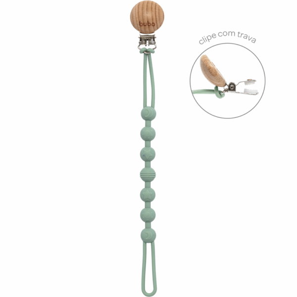 PRENDEDOR DE CHUPETA EM SILICONE BUBA - Image 2