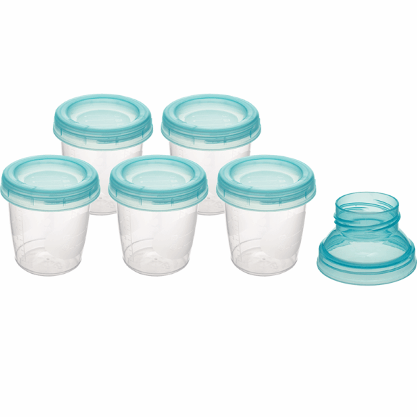 KIT 6 POTES PARA ARMAZENAR LEITE MATERNO - Image 3