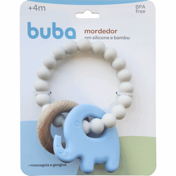 MORDEDOR EM SILICONE E BAMBU ELEFANTE BUBA - Image 11