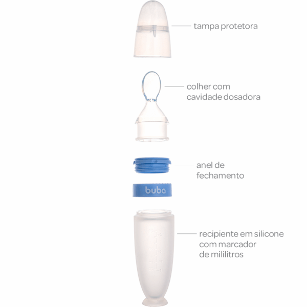 COLHER DOSADORA EM SILICONE COM VENTOSA BUBA - Image 14