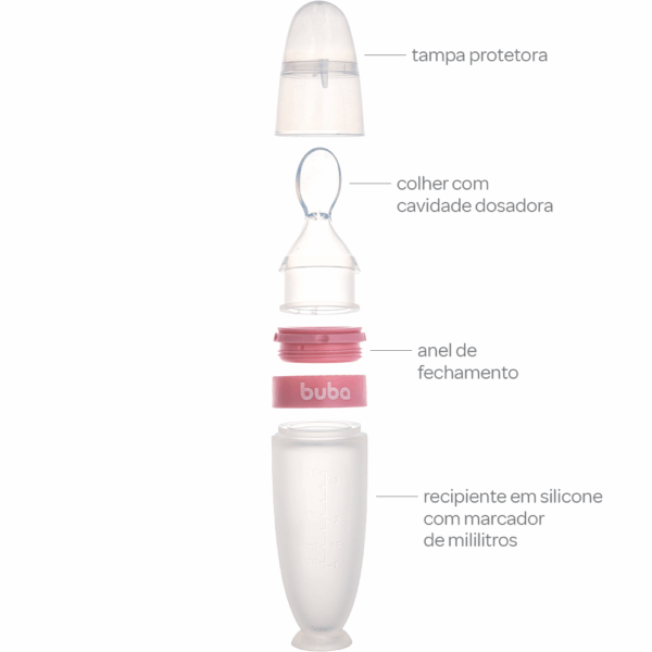 COLHER DOSADORA EM SILICONE COM VENTOSA BUBA - Image 7